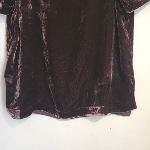 Sundance Velvet Short Sleeve Tee - Rich Chocolate - Picture 4 of 10
